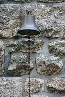 Morbihan Prints: Monastery bell, Plouharnel, Morbihan, Brittany, France, Europe