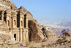 Images Dated 10th October 2007: The Monastery (El Deir), Petra, UNESCO World Heritage Site, Jordan, Middle East