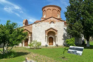 Rounded Prints: Monastery and Greek Orthodox church of the Virgin Mary