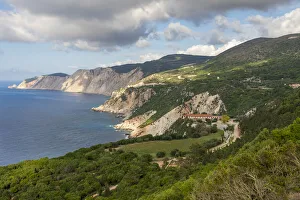 Monastery of Kipoureon on the west side of the Paliki Peninsula, Kefalonia