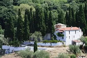 Images Dated 2nd September 2008: Monastery Sotira, Skopelos, Sporades Islands, Greek Islands, Greece, Europe