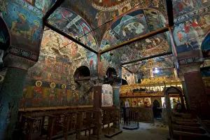 Albania Prints: Monastery of St. Prodhomos, one of the old Orthodox churches of Voskopoja