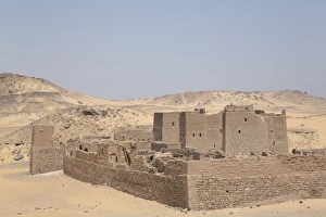 Monastery of St. Simeon, founded in the 7th century, Aswan, Egypt, North Africa, Africa
