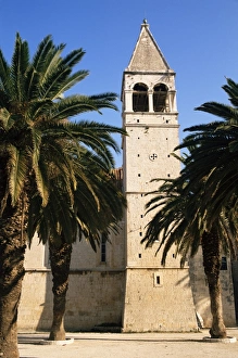 Trogir Prints: Monastery tower, Trogir, Croatia, Europe