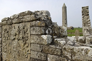 County Fermanagh Prints: Monastic settlement between the 6th and 16th centuries, Devenish, Devenish Island