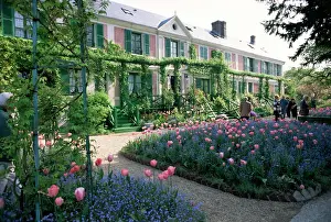 Artist Prints: Monets house and garden, Giverny, Haute Normandie (Normandy), France, Europe