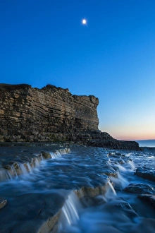 South Wales Prints: Monknash, Glamorgan Heritage Coast, Vale of Glamorgan, Wales, UK