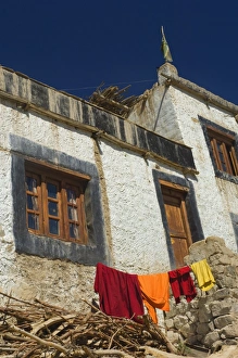 Monks clothes on line
