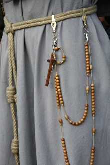 Images Dated 7th April 2007: Monks rosary, Rome, Lazio, Italy, Europe