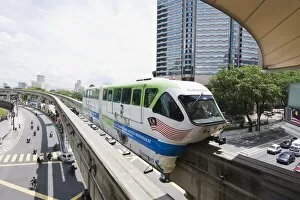 Images Dated 26th August 2009: Monorail, Kuala Lumpur, Malaysia, Southeast Asia, Asia