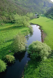 Derbyshire Prints: Monsal Dale, Peak District National Park, Derbyshire, England, UK