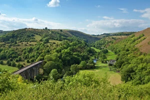 Rolling Landscape Collection: Monsal Dale and railway viaduct, Peak District National Park, Derbyshire