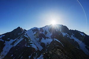 Rhone Alpes Prints: Mont Blanc, 4810m, Chamonix, Rhone Alpes, Haute Savoie, France, Europe