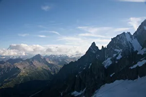 Images Dated 22nd July 2007: Mont Blanc on border of France and Italy, The Alps, Europe