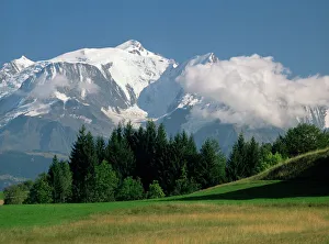 Images Dated 30th July 2008: Mont Blanc, Haute Savoie, Rhone Alpes, French Alps, France, Europe