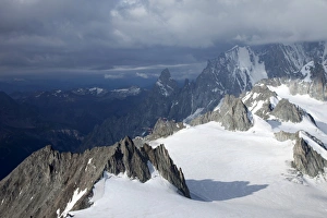 Mont Blanc Massif, Courmayeur, Val d Aosta, Italy, Europe