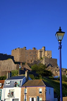 Gorey Prints: Mont Orgueil Castle, Gorey, Jersey, Channel Islands, Europe