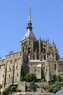 Images Dated 7th July 2009: Mont Saint-Michel, UNESCO World Heritage Site, Normandy, France, Europe