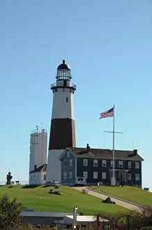 Light Houses Prints: Montauk Point Lighthouse, Montauk, Long Island, New York State, United States of America