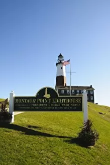 Images Dated 31st October 2008: Montauk Point Lighthouse, Montauk, Long Island, New York State, United States of America