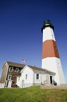 Images Dated 31st October 2008: Montauk Point Lighthouse, Montauk, Long Island, New York State, United States of America