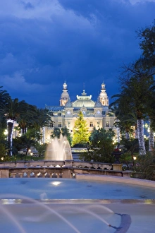 Monaco Prints: Monte Carlo Casino, Monte Carlo, Principality of Monaco, Cote d Azur, Europe