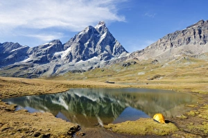 The Matterhorn Prints: Monte Cervino (The Matterhorn), Breuil Cervinia, Aosta Valley, Italian Alps, Italy, Europe