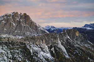 Cortina Dampezzo Prints: Monte Cristallo at sunrise, Dolomites, Cortina d Ampezzo, Belluno province, Veneto