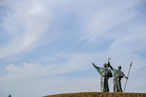 Monte do Gozo (Mount Joy), Santiago de Compostela, A Coruna, Galicia, Spain, Europe