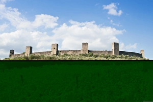 Monteriggioni Prints: Monteriggioni, Siena province, Tuscany, Italy, Europe