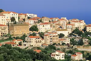 Roofs Prints: Monticello, village de la region Balagne