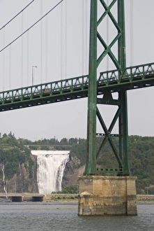 Suspension Prints: Montmorency Falls, province of Quebec, Canada, North America