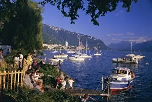 Images Dated 5th September 2008: Montreux, Lake Geneva (Lac Leman)