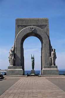 Marseille Prints: Monument aux Morts des Orients, Marseille, Bouches-du-Rhone, Provence, France, Europe