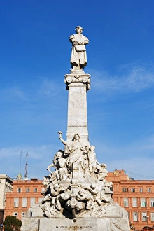 Argentinean Prints: Monument to Christopher Columbus, Buenos Aires, Argentina, South America