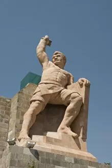 Images Dated 23rd April 2008: Monument to El Pipila, Guanajuato, Guanajuato State, Mexico, North America