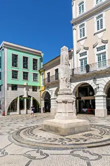 Visitor Attraction Prints: Monument to Freedom, Aveiro, Centro, Portugal, Europe