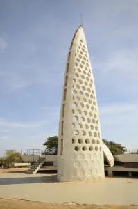 Images Dated 10th January 2009: Monument at the top of Goree Island famous for its role in slavery, near Dakar