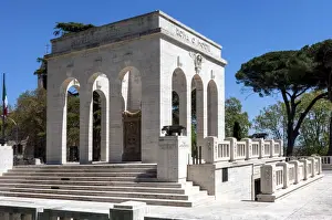 War Memorial Prints: Monument to Italian Patriots who died during the Independence Wars
