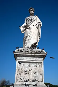 Leg Horn Prints: Monument to Leopold II, Grand Duke of Tuscany by Paolo Emilio Demi
