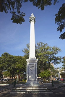 Paraguay Prints: Monument in Plaza Constitution, Asuncion, Paraguay, South America