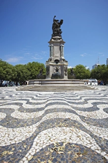 Stereotypically Brazilian Prints: Monument in Praca Sao Sebastiao (St)