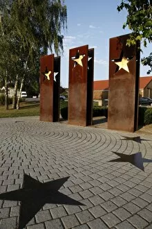 Images Dated 1st September 2009: Monument for the Schengen Convention, Schengen, Mosel-Valley, Luxembourg, Europe