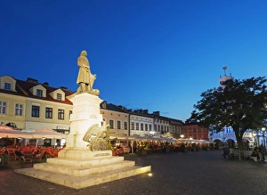Rzeszow Prints: Monument to Tadeusz Kosciuszko, Rynek Town Square, Rzeszow, Poland, Europe