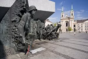 Images Dated 3rd March 2008: Monument to the Warsaw Uprising (Pomnik Powstania Warszawskiego)
