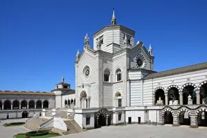 Images Dated 19th July 2009: Monumental Cemetery by Architect Carlo Maciachini, Milan, Lombardy, Italy, Europe