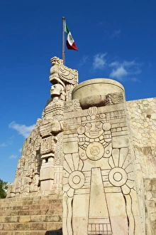 Yucatan State Prints: Monumento a la Patria, Paseo de Montejo, Merida, Yucatan State, Mexico, North America