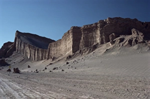 Eroded Prints: Moon Valley, Atacama Desert, Chile, South America