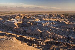 Moon Valley Prints: Moon Valley sunset (Valle de la Luna), Atacama Desert, North Chile, Chile, South America