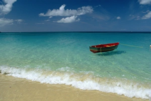 Grand Anse Prints: Moored boat